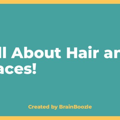 All About Hair and Faces! - BrainBoozle Educational Resource